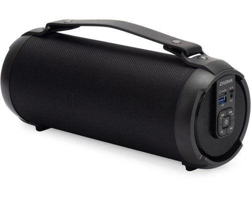 Колонка портативная Digma D-PS1520 черный/черный 16W 1.0 BT 10м 1500mAh (SP1520B)