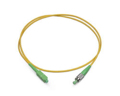 [Cabeus Патч-корды волоконно-оптические, пигтейлы] Cabeus FOP(s)-9-FC/APC-SC/APC-1m Шнур оптический simplex FC/APC-SC/APC 9/125 sm 1м LSZH