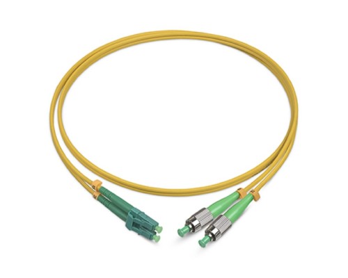 [Cabeus Патч-корды волоконно-оптические, пигтейлы] Cabeus FOP(d)-9-FC/APC-LC/APC-1,5m Шнур оптический duplex FC/APC-LC/APC 9/125 sm 1,5м LSZH