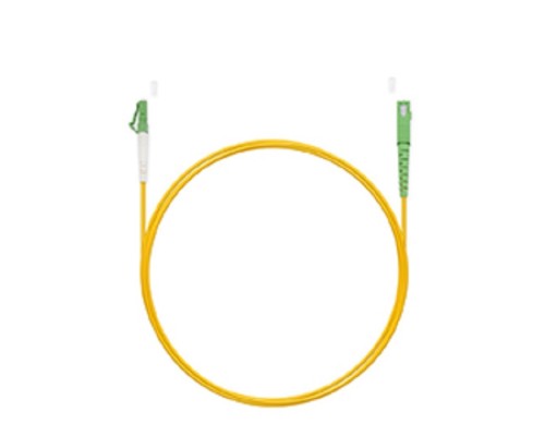 [Cabeus Патч-корды волоконно-оптические, пигтейлы] Cabeus FOP(s)-9-LC/APC-SC/APC-5m Шнур оптический simplex LC/APC-SC/APC 9/125 sm 5м LSZH