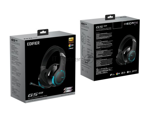 Наушники с микрофоном Edifier G5BT черный мониторные