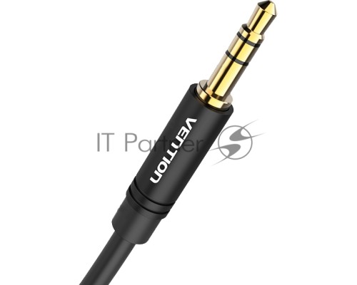 Кабель Vention аудио Jack 3,5 mm M/Jack 3,5 mm M  - 0.5м Черный