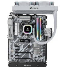 Модуль памяти Corsair DDR4, 3200MHz 32GB 2x16GB Dimm, Unbuffered, 16-20-20-38, XMP 2.0, Vengeance RGB Pro SL White Heatspreader, RGB LED, Black PCB, 1.35V, for AMD Ryzen & Intel