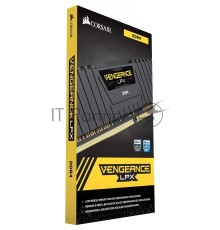 Модуль памяти Corsair DDR4, 3600MHz 64GB 2x32GB Dimm, Unbuffered, 18-22-22-42, XMP 2.0, Vengeance LPX black, Black PCB, 1.35V