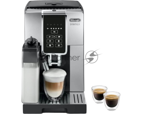 Кофемашина автоматическая DeLonghi ECAM350.50.SB черный/серебристый, исп. кофе - молотый/зерновой, 1.8 л, 1450 Вт, 15 Бар.