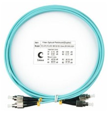 Cabeus FOP-50-FC-FC-1,5m Шнур оптический duplex FC-FC 50/125 mm OM3 1,5м LSZH