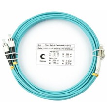 Cabeus FOP-50-LC-FC-7m Шнур оптический duplex LC-FC 50/125 mm OM3 7м LSZH