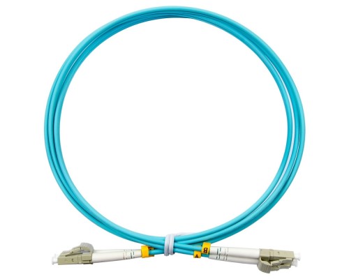 [Cabeus Патч-корды волоконно-оптические, пигтейлы] Cabeus FOP-50-LC-LC-0,5m Шнур оптический duplex LC-LC 50/125 mm OM3 0,5м LSZH