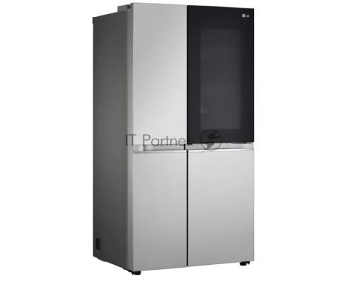 Холодильник Side-by-Side LG GC-Q257CAFC нержавеющая сталь двухкамерный 414/233л морозилка слева
