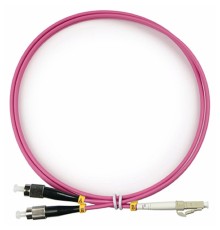 Cabeus FOP-50-OM4-LC-FC-1,5m Шнур оптический duplex LC-FC 50/125 mm OM4 1,5м LSZH