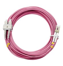 Cabeus FOP-50-OM4-LC-SC-20m Шнур оптический duplex LC-SC 50/125 mm OM4 20м LSZH