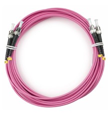 Cabeus FOP-50-OM4-ST-ST-7m Шнур оптический duplex ST-ST 50/125 mm OM4 7м LSZH