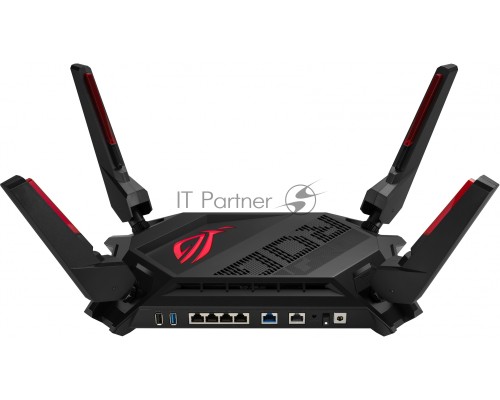 Роутер ASUS ROG GT-AX6000  802.11b/g/n/ac, ax, до 1148 + 4804Мбит/c, 2,4 + 5 гГц, 8 антенн, USB, GBT LAN; 90IG0780-MO3B00