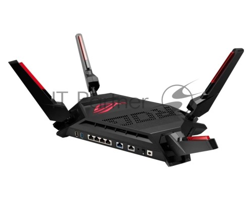 Роутер ASUS ROG GT-AX6000  802.11b/g/n/ac, ax, до 1148 + 4804Мбит/c, 2,4 + 5 гГц, 8 антенн, USB, GBT LAN; 90IG0780-MO3B00
