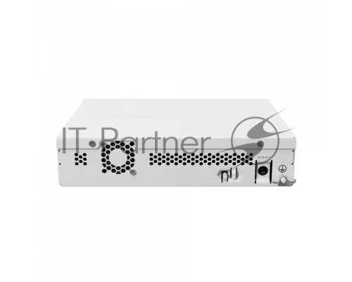 Коммутатор MikroTik Cloud Router Switch CRS310-1G-5S-4S+IN with 800 MHz CPU, 256 MB RAM, 4xSFP+, 5xSFP cages, 1xGBit LAN port, RouterOS L5, desktop case, rackmount ears, PSU
