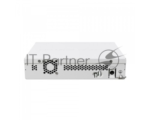 Коммутатор MikroTik Cloud Router Switch CRS310-1G-5S-4S+IN with 800 MHz CPU, 256 MB RAM, 4xSFP+, 5xSFP cages, 1xGBit LAN port, RouterOS L5, desktop case, rackmount ears, PSU