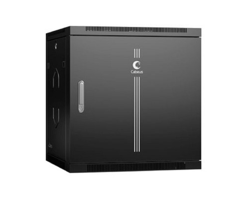 [Cabeus Монтажные шкафы] Cabeus SH-05F-12U60/45m-R-BK Шкаф телекоммуникационный настенный разобранный 19