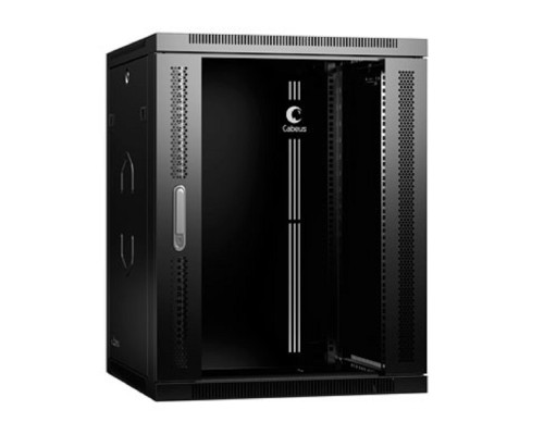 [Cabeus Монтажные шкафы] Cabeus SH-05F-15U60/45-R-BK Шкаф телекоммуникационный настенный разобранный 19