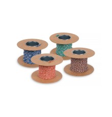 Cabeus UTP-1P-Cat.5e-SOLID-CROSS-100-OR (Jumper Wire) Кроссировочная витая пара, неэкранированная U/UTP, категория 5e, 1 пара (24 AWG), одножильный (solid), без общей внешней оболочки, оранжевая, 100м