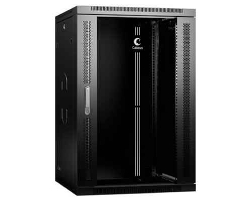 [Cabeus Монтажные шкафы] Cabeus SH-05F-18U60/60-R-BK Шкаф телекоммуникационный настенный разобранный 19