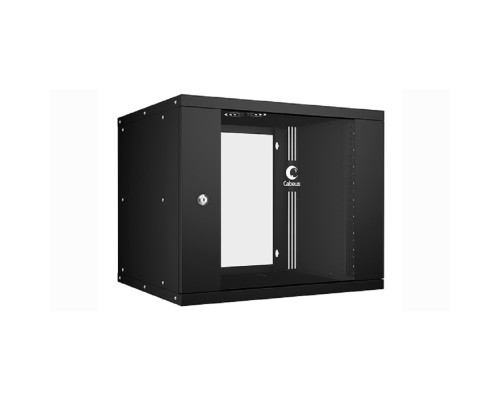 [Cabeus Монтажные шкафы] Cabeus WSC-05D-9U55/45-BK Шкаф телекоммуникационный настенный 19