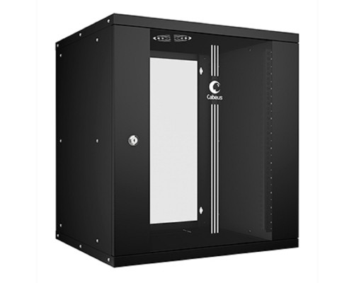 [Cabeus Монтажные шкафы] Cabeus WSC-05D-12U55/45-BK Шкаф телекоммуникационный настенный 19