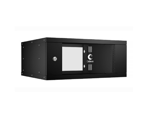 [Cabeus Монтажные шкафы] Cabeus WSC-05D-4U55/45-BK Шкаф телекоммуникационный настенный 19