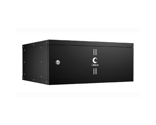 [Cabeus Монтажные шкафы] Cabeus WSC-05D-4U55/45m-BK Шкаф телекоммуникационный настенный 19