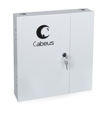Cabeus FO-WL-16SC-K Бокс оптический настенный на 16 SC (LC duplex) со сплайс-кассетой (без пигтейлов и проходных адаптеров)