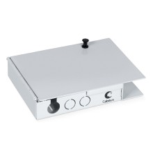 Cabeus JJT-4-ST Бокс оптический настенный на 4 ST со сплайс-кассетой и КДЗС (без пигтейлов и проходных адаптеров)