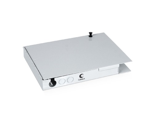 [Cabeus Монтажные шкафы] Cabeus JJT-8-ST Бокс оптический настенный на 8 ST со сплайс-кассетой и КДЗС (без пигтейлов и проходных адаптеров)