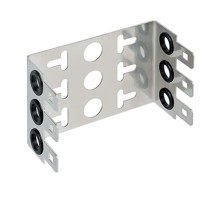 Cabeus FW-30 Рама (монтажный хомут) глубиной 50мм для крепления 3-х плинтов типа Krone