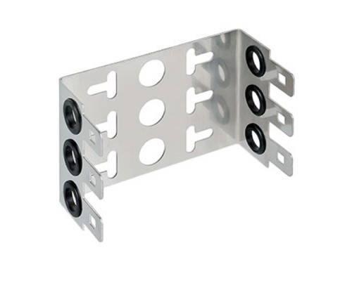 [Cabeus Стяжки, крепежные материалы, маркеры] Cabeus FW-30 Рама (монтажный хомут) глубиной 50мм для крепления 3-х плинтов типа Krone