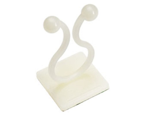 [Cabeus Стяжки, крепежные материалы, маркеры] Cabeus TTB-15 Самоклеящийся кабельный зажим (100 шт)