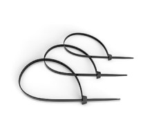 Cabeus GTOUT-250 Стяжка нейлоновая неоткрывающаяся, безгалогенная (halogen free), 250x3.6мм, черная, outdoor (для использования от -40 до +85 C), устойчивая к UV, (100 шт)