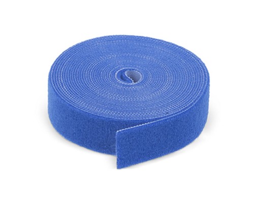 [Cabeus Стяжки, крепежные материалы, маркеры] Cabeus ROL-5x25-BL Лента (липучка) в рулоне, ширина 25 мм, длина 5 м, синяя