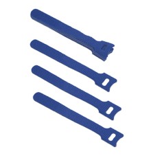 Cabeus CLAMP-135-BL Хомут для кабеля, липучка с мягкой застежкой, 135x14 мм, синий (10 шт.)