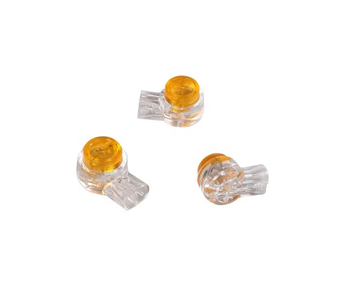 [Cabeus Стяжки, крепежные материалы, маркеры] Cabeus KT1-UY зажим соединительный скотч-лок, жила 0,4-0,7мм, (25 шт)