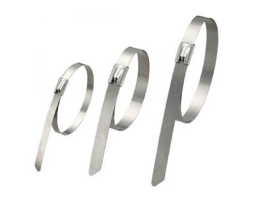 [Cabeus Стяжки, крепежные материалы, маркеры] Cabeus MTL-200 Стяжка неразъемная стальная, коррозионно-стойкая (нержавеющая сталь 304L), 200x4.6x0.3мм, (100 шт)