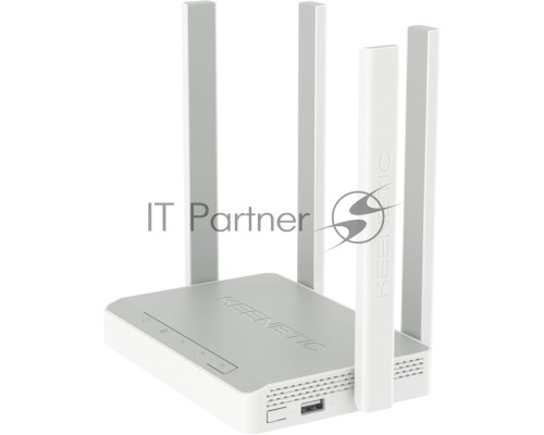 Роутер беспроводной Keenetic Viva (KN-1912) с Mesh Wi-Fi 5 AC1200, 4-портовым Smart-коммутатором и многофункциональным портом USB