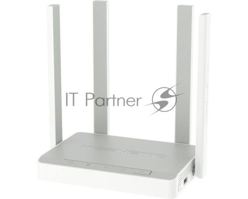 Роутер беспроводной Keenetic Viva (KN-1912) с Mesh Wi-Fi 5 AC1200, 4-портовым Smart-коммутатором и многофункциональным портом USB