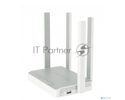Роутер беспроводной Keenetic Viva (KN-1912) с Mesh Wi-Fi 5 AC1200, 4-портовым Smart-коммутатором и многофункциональным портом USB