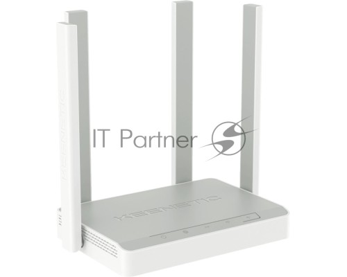 Роутер беспроводной Keenetic Viva (KN-1912) с Mesh Wi-Fi 5 AC1200, 4-портовым Smart-коммутатором и многофункциональным портом USB