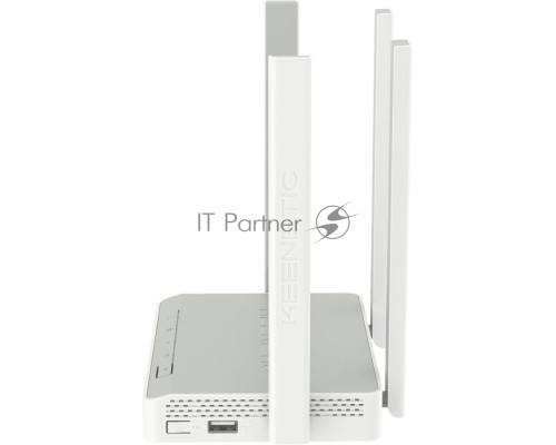 Роутер беспроводной Keenetic Viva (KN-1912) с Mesh Wi-Fi 5 AC1200, 4-портовым Smart-коммутатором и многофункциональным портом USB