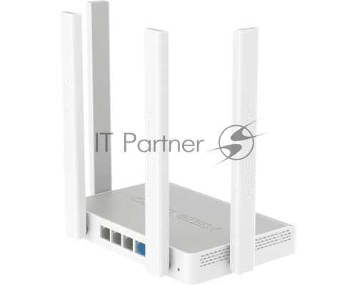 Роутер беспроводной Keenetic Viva (KN-1912) с Mesh Wi-Fi 5 AC1200, 4-портовым Smart-коммутатором и многофункциональным портом USB