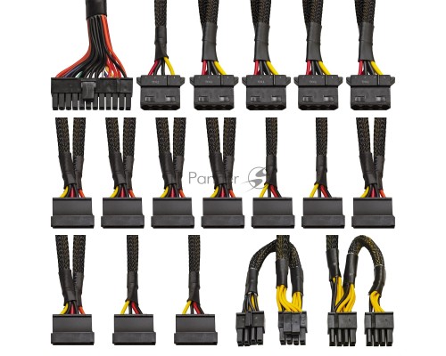 Серверный БП 1200W ExeGate ServerPRO-1200ADS (ATX, APFC, КПД 82% (80 PLUS), 2x8cm fans, 24pin, 2x(4+