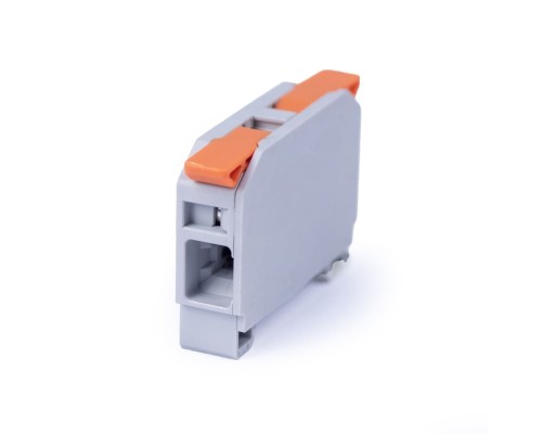 [Cabeus Наконечники и клеммы] Cabeus MX-25 Клемма соединительная универсальная проходная 1 полюс с рычагом на DIN-рейку 25,0 (1шт)