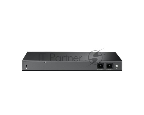Коммутатор TP-Link JetStream 24-портовый управляемый SFP уровня 2+, 20 гигабитных SFP-портов и 4 гигабитных комбинированных порта SFP/RJ45