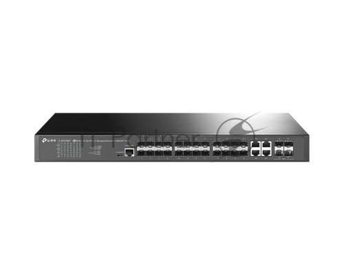 Коммутатор TP-Link JetStream 24-портовый управляемый SFP уровня 2+, 20 гигабитных SFP-портов и 4 гигабитных комбинированных порта SFP/RJ45