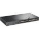 Коммутатор TP-Link JetStream 24-портовый управляемый SFP уровня 2+, 20 гигабитных SFP-портов и 4 гигабитных комбинированных порта SFP/RJ45